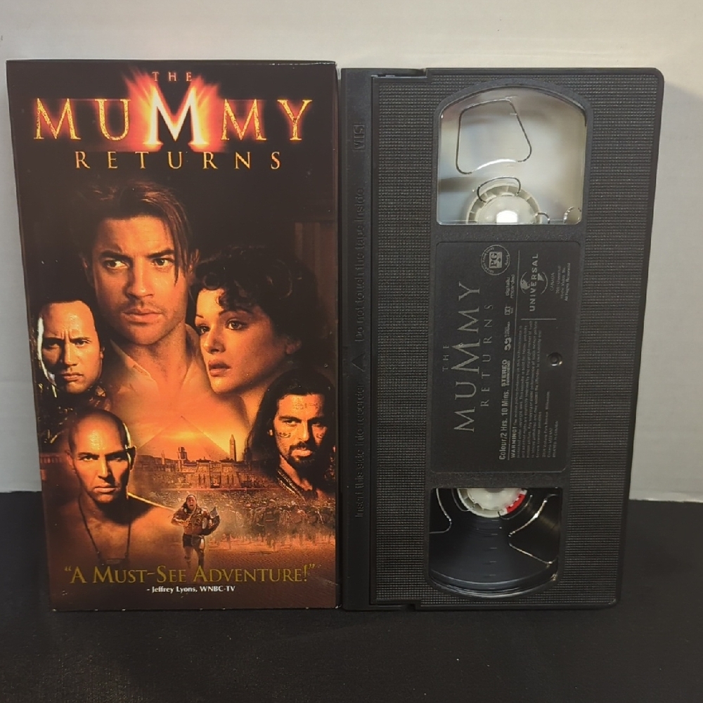 4/$20 The Mummy Returns VHS